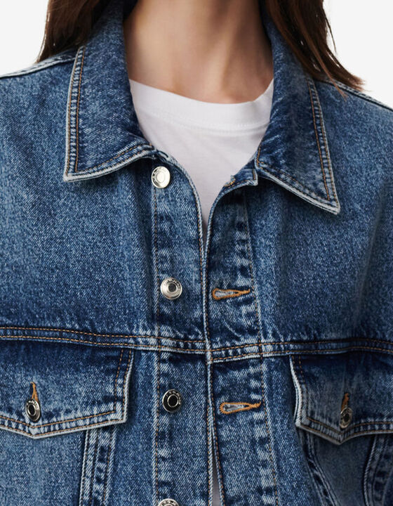 DENIM OVERSIZED VEST