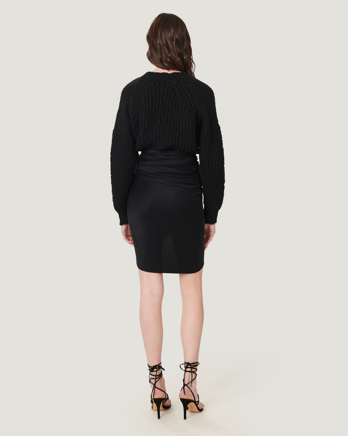 STELAY TEXTURED CREW NECK KNIT SWEATER image number null