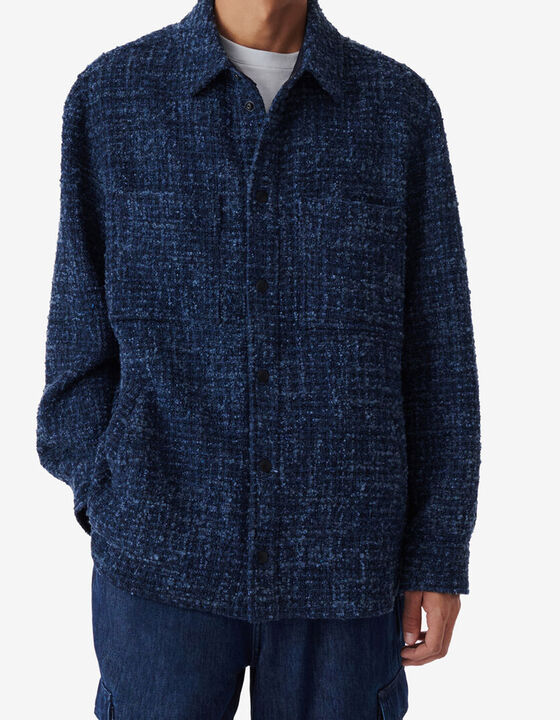 SURCHEMISE EN TWEED