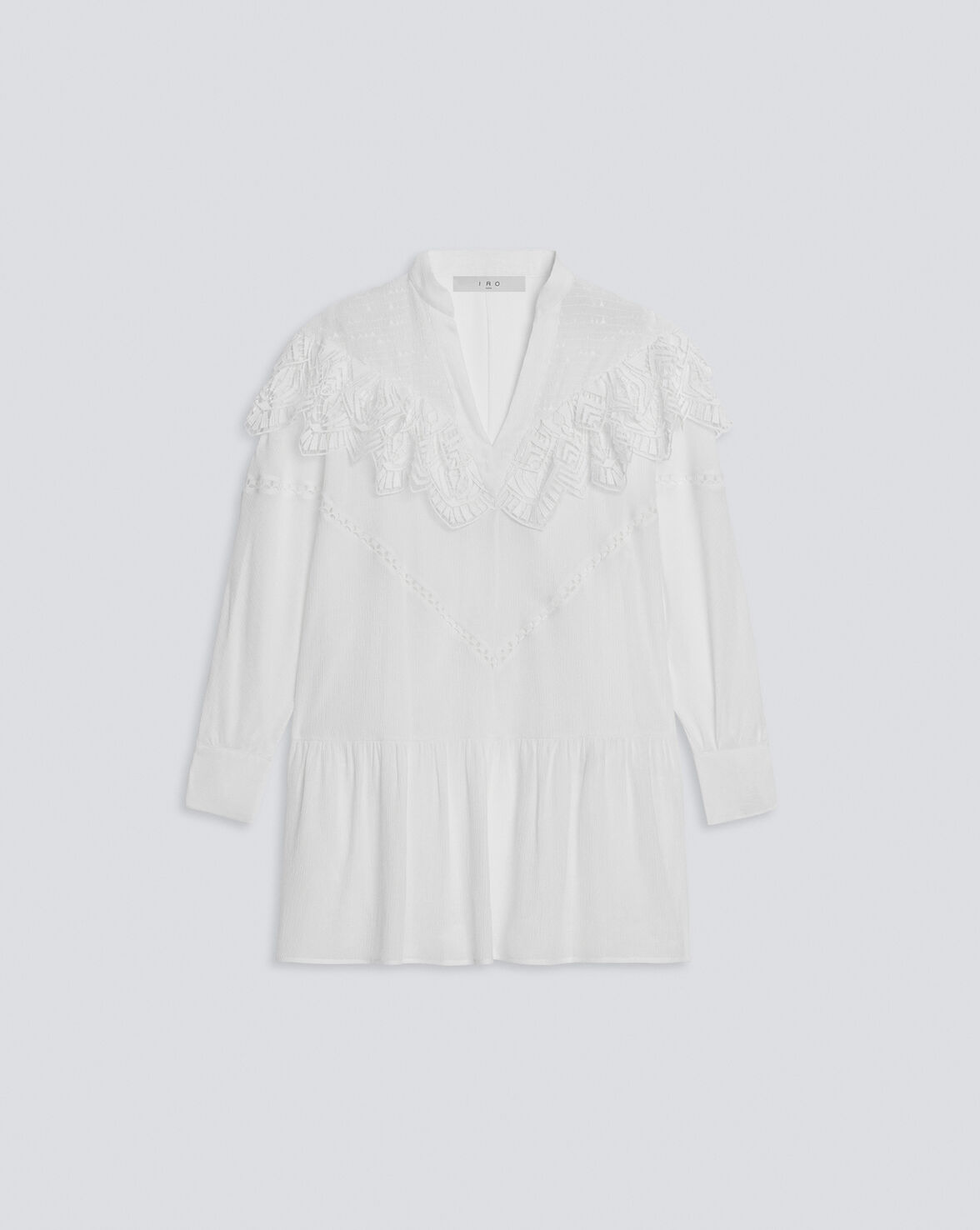IRO PARIS – ROBE BRODÉE À DENTELLE DOVY Mariage Civil IRO PARIS