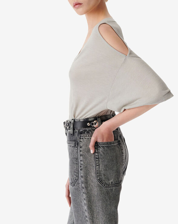T-SHIRT OVERSIZE COL V FEHNNO