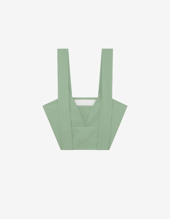 SHORT V-NECK TOP