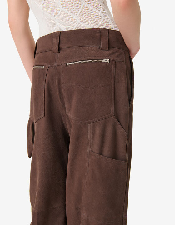 NUBUCK CARGO PANTS