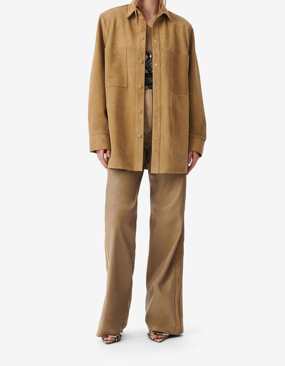 SUEDE SHIRT