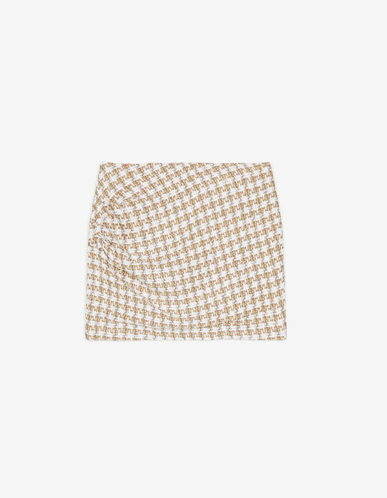 JUPE COURTE EN TWEED