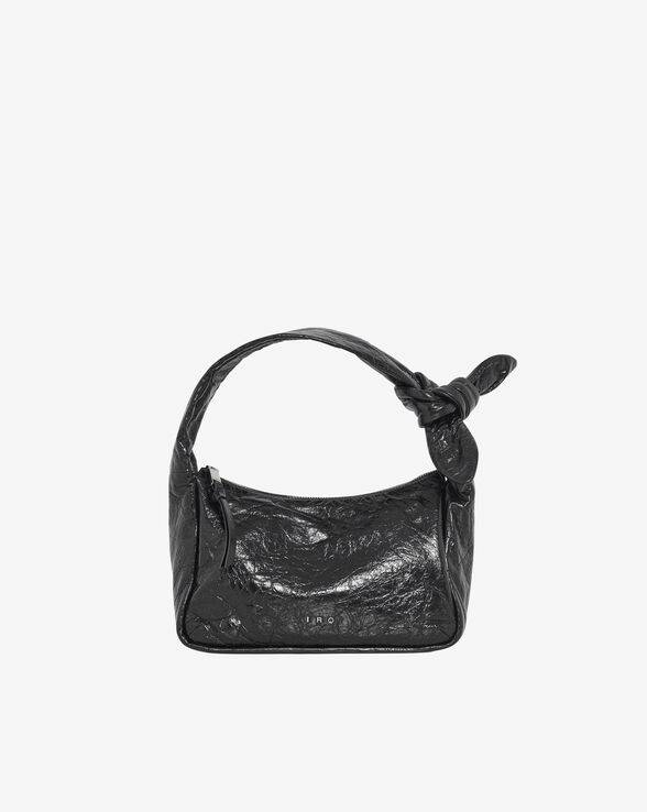 NOUÉ BAGUETTE WRINKLED LEATHER BAG
