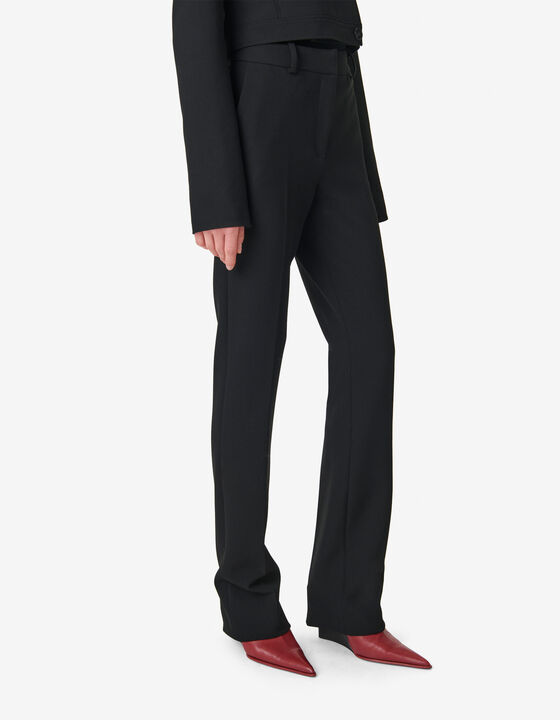 STRAIGHT-LEG SUIT PANTS