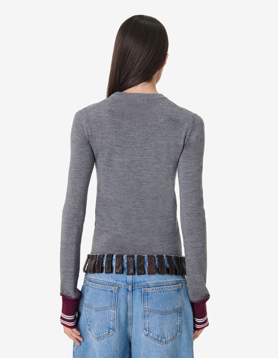 LONG-SLEEVED WOOL SWEATER