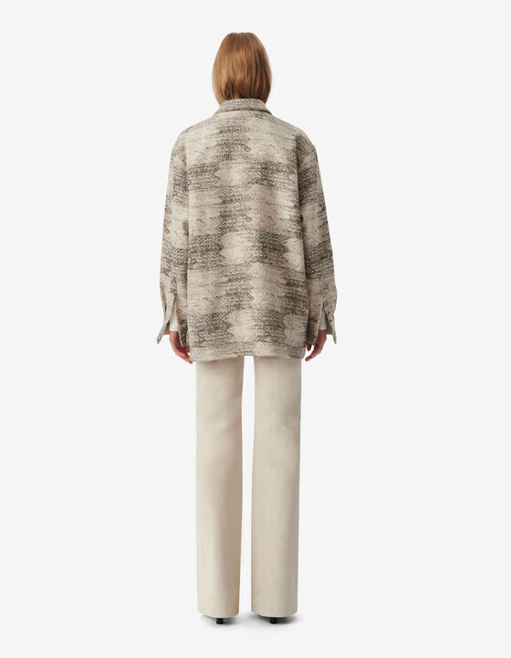 JACQUARD OVERSHIRT
