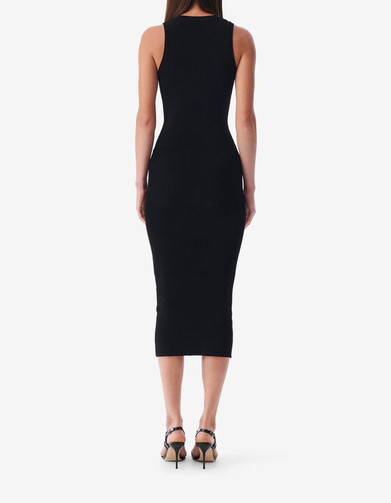 ROBE LONGUE EN MAILLE C&Ocirc;TELEE