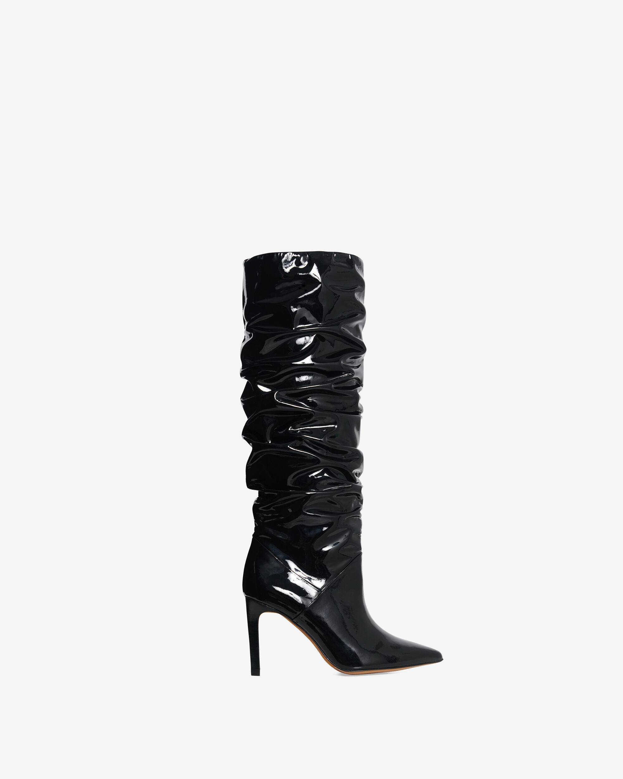 Black Ankle Boots Women Pointed Toe Lace Up High Heel Booties - Milanoo.com