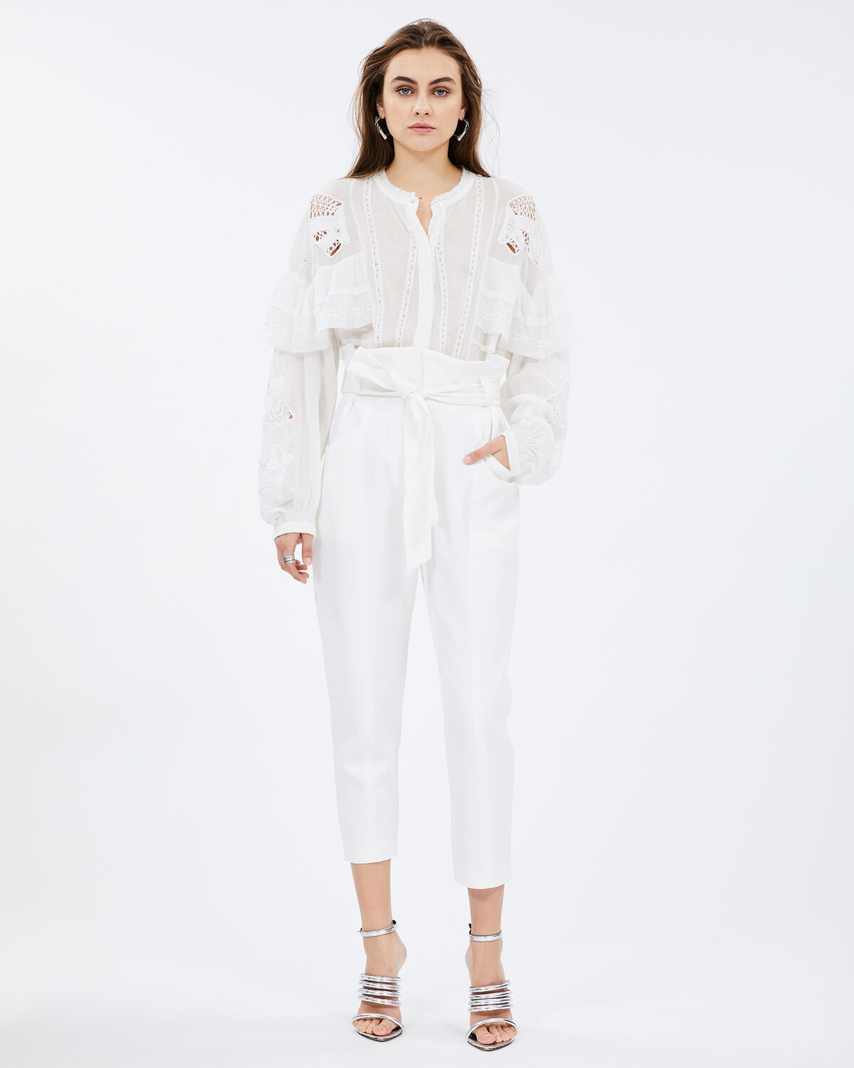 Perplex Pants Chalk by IRO Paris