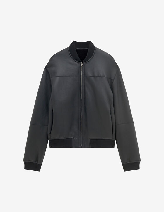 BLOUSON EN CUIR RÉVERSIBLE