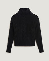 FIBY RELAXED CABLEKNIT TURTLENECK SWEATER  image number null