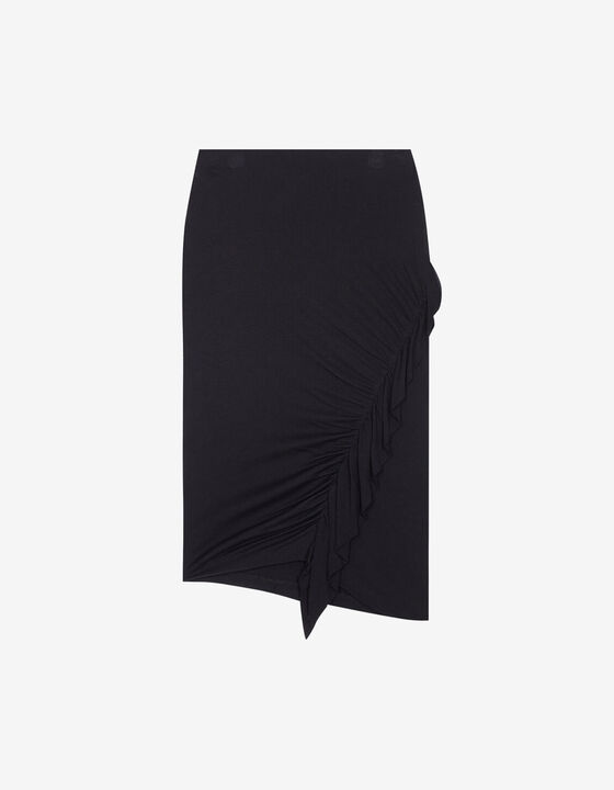 FITTED RUFFLED SKIRT