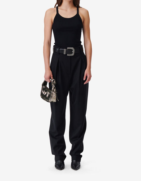HIGH-RISE PANTS