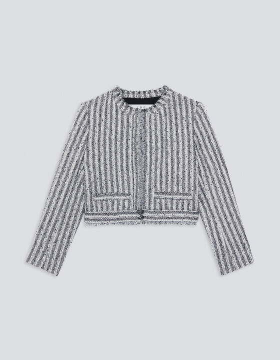 HAKILO LUREX TWEED JACKET