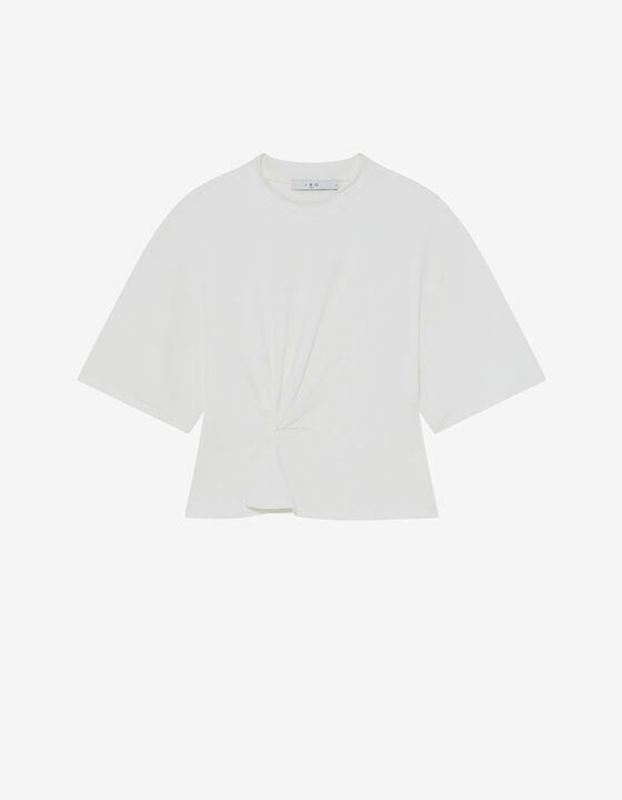 T-SHIRT OVERSIZE À PLIS