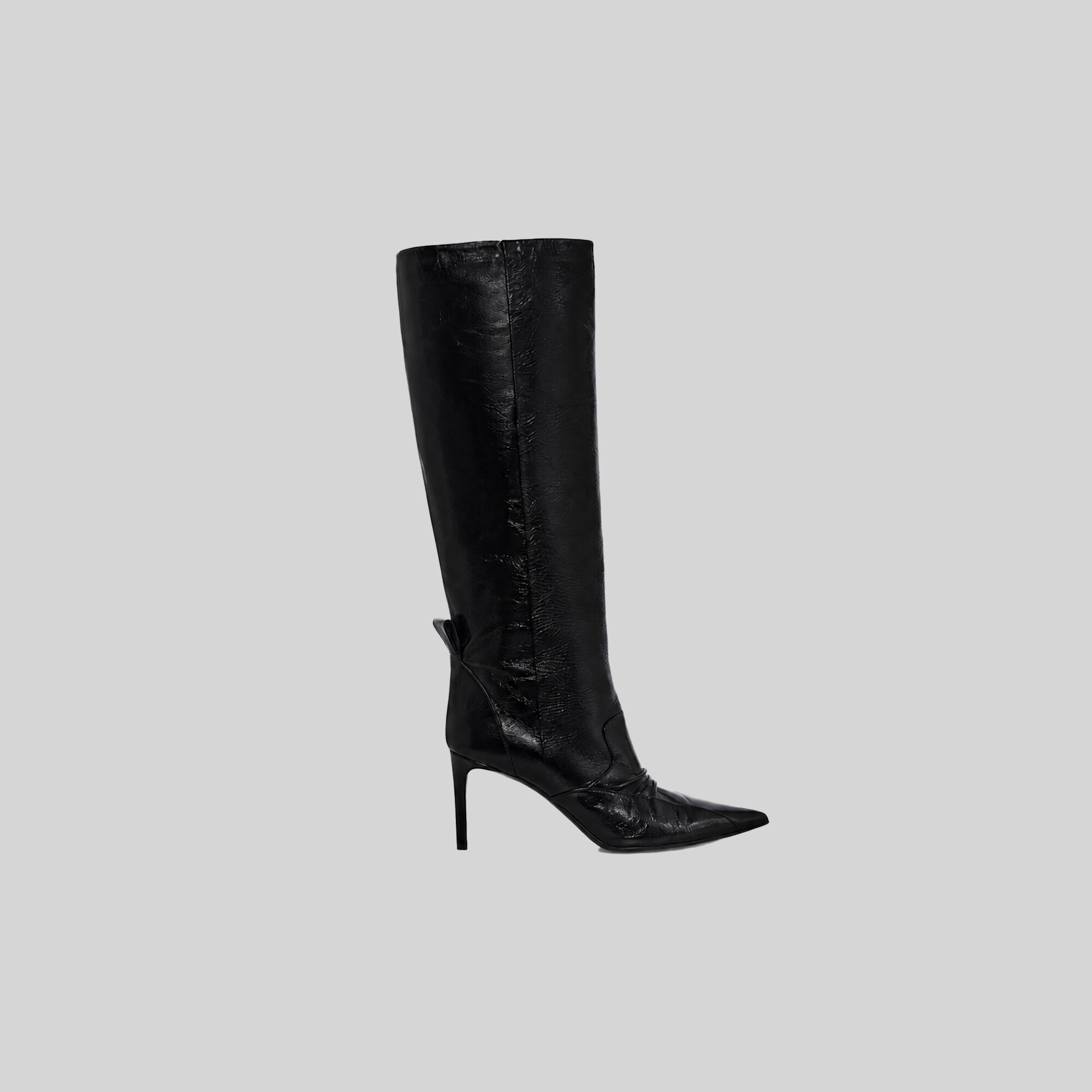NEODAVYN women black leather high boots | IRO