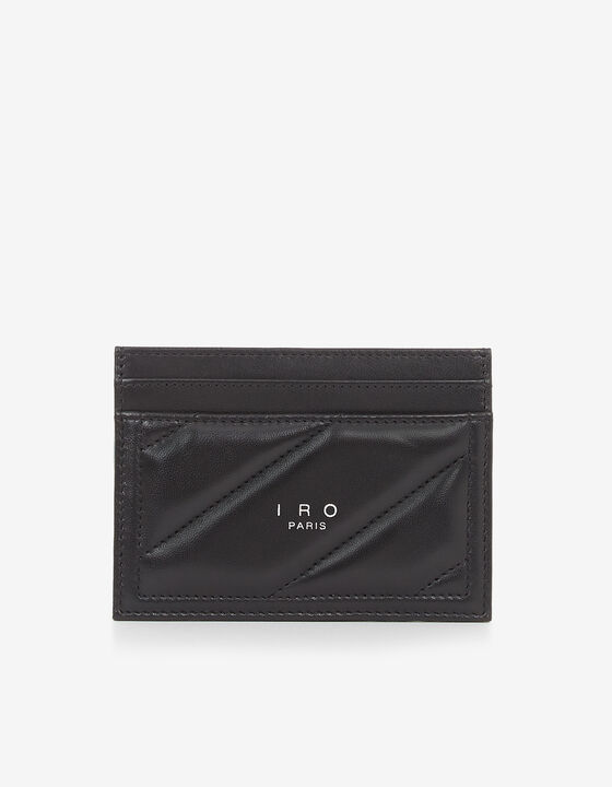 SHARP CARD LEATHER CARDHOLDER
