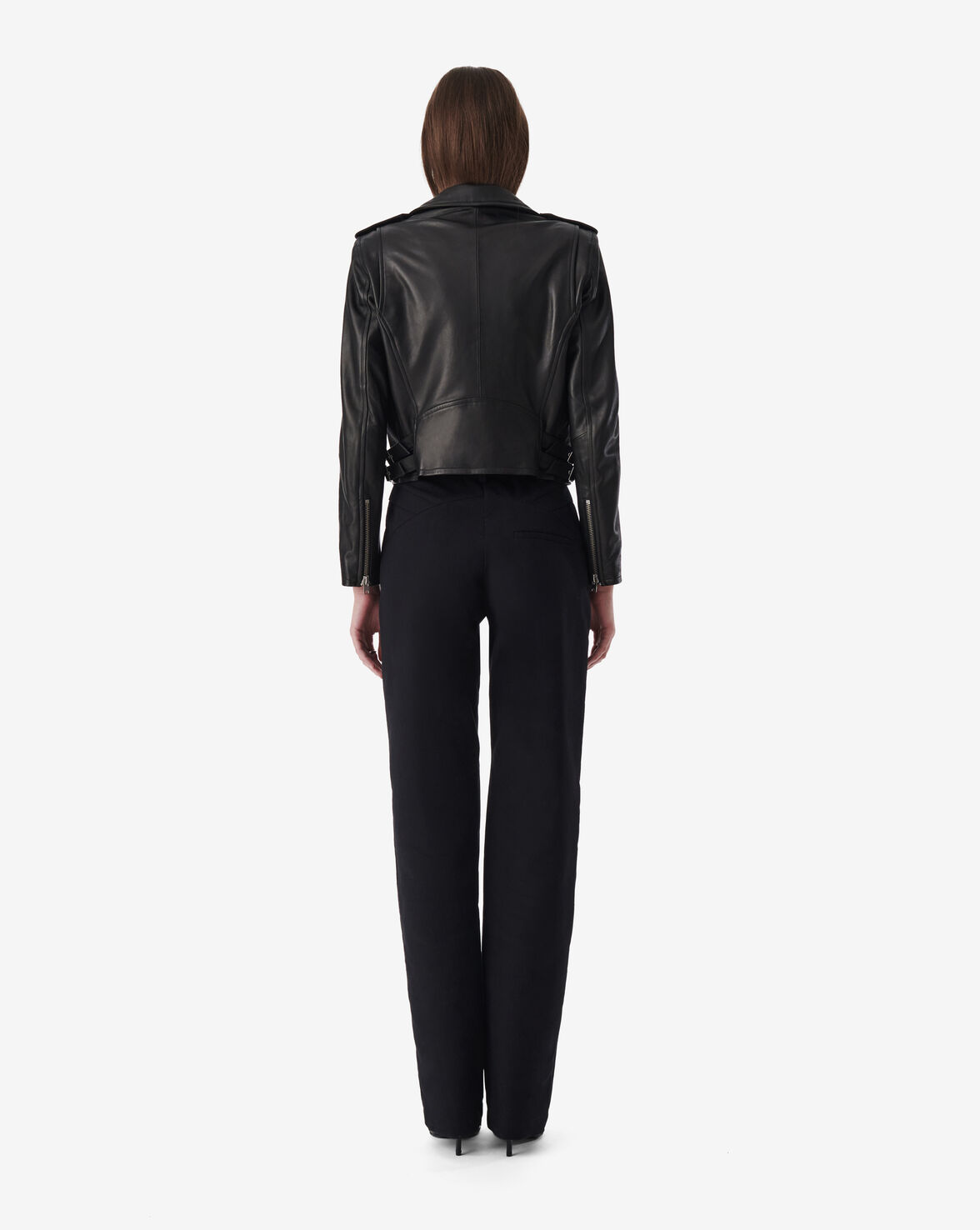 ASHVILLE LEATHER BIKER JACKET image number null