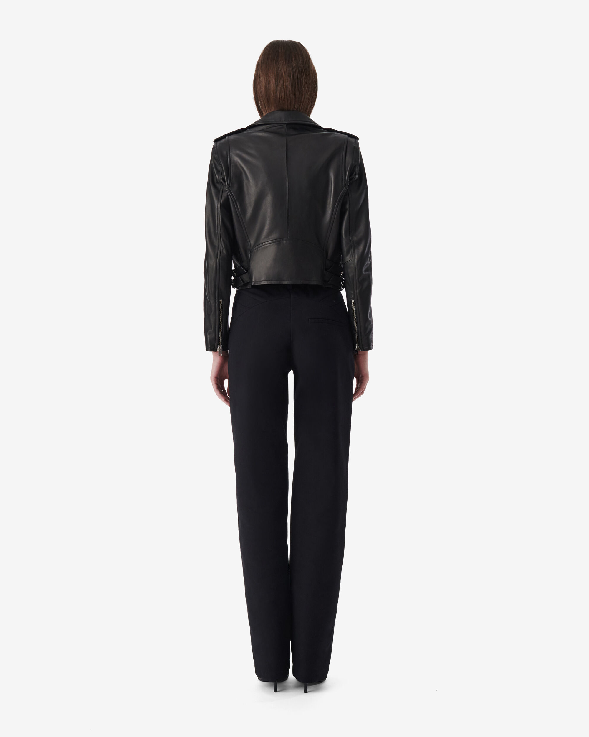 ASHVILLE LEATHER BIKER JACKET image number null