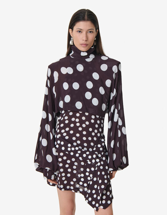 SHORT POLKA-DOT DRESS