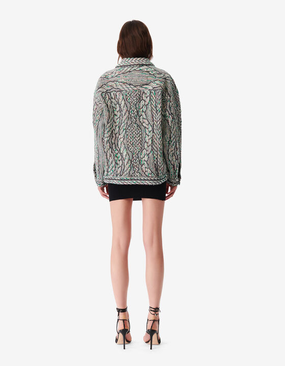 OVERSIZED TWEED JACKET