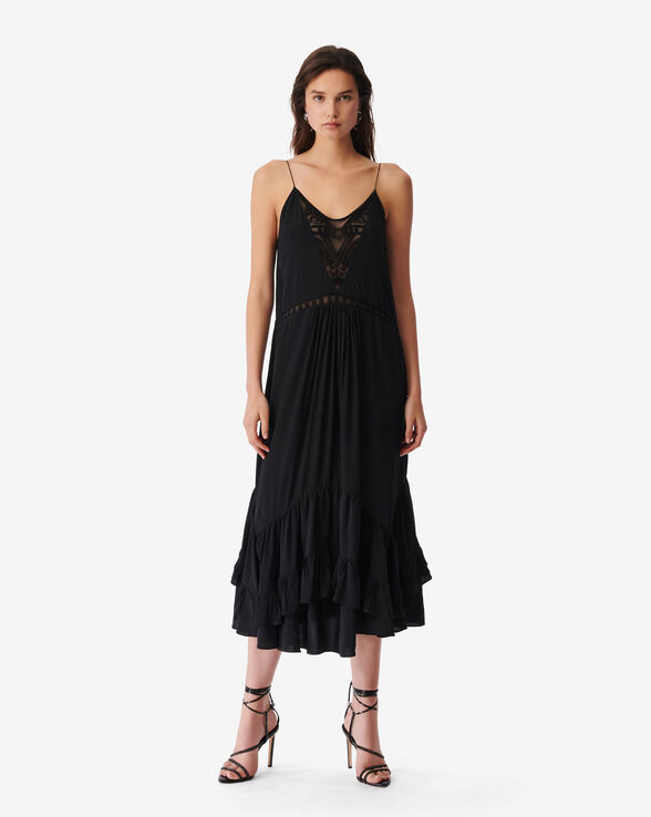 ROBE LONGUE BRODÉE DE PERLES CLIFF