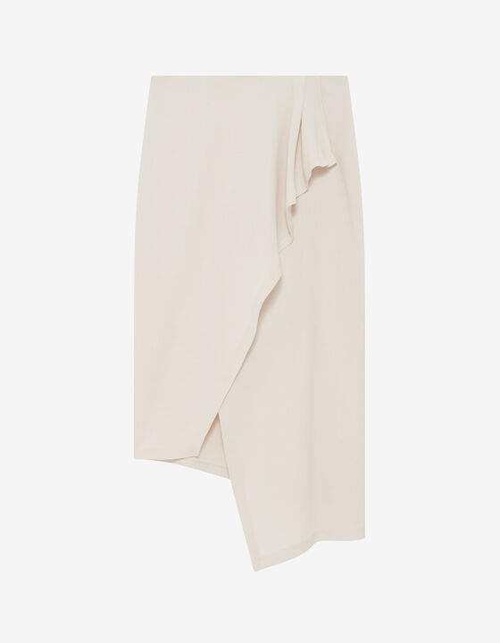 LONG ASYMMETRICAL SKIRT