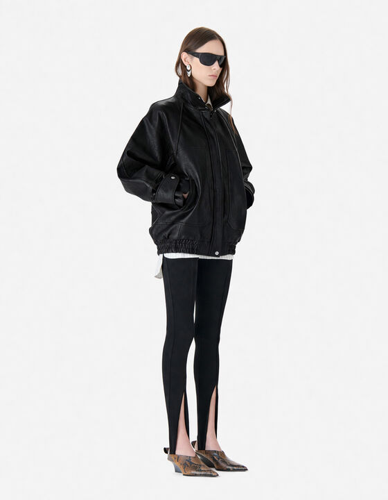 OVERSIZED LEATHER JACKET