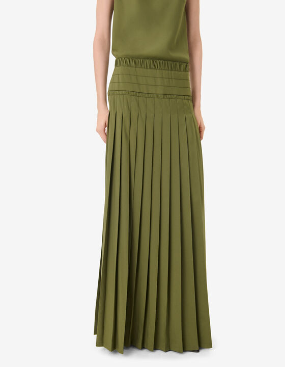 LONG PLEATED SKIRT
