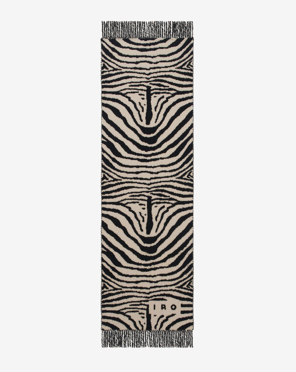 ZEBRI ZEBRA PATTERN SCARF