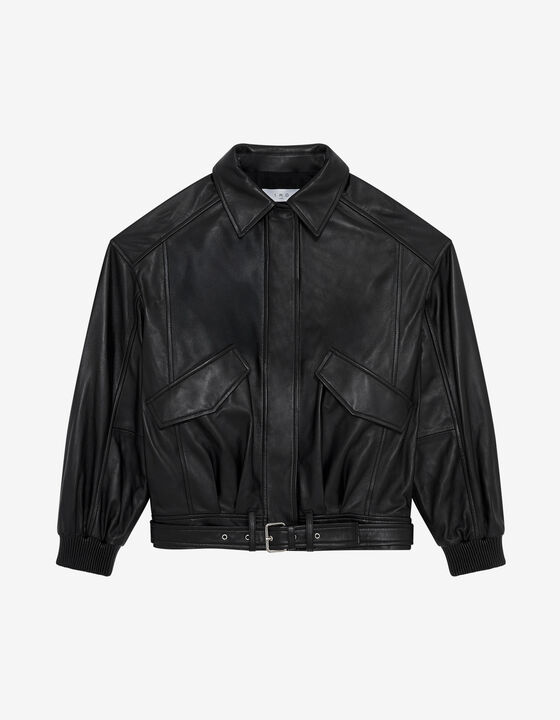 OVERSIZED LEATHER JACKET