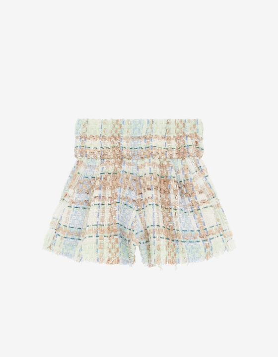 SHORT RACCOURCI EN TWEED