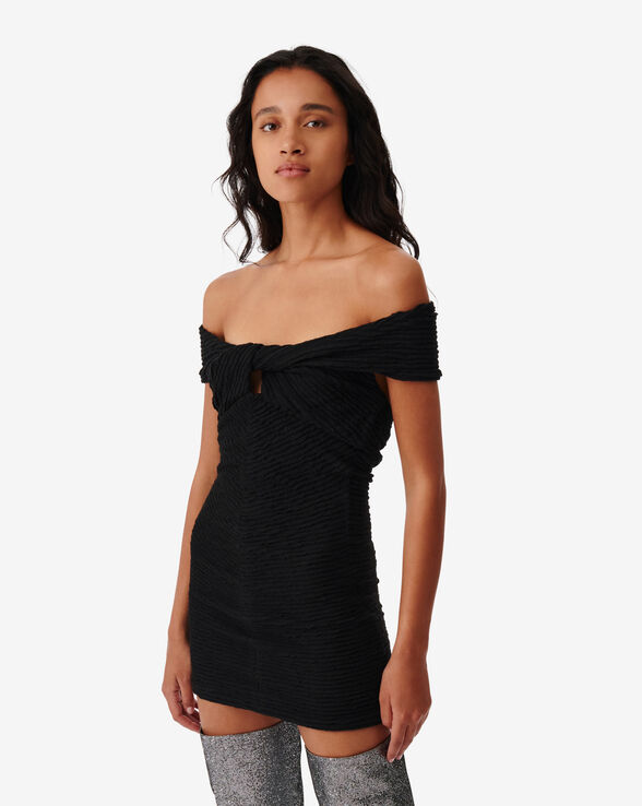 ROBE COURTE À ÉPAULES DÉNUDÉES OXANNE