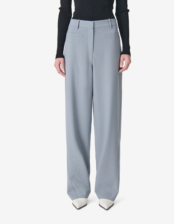 WIDE-LEG TAILORED PANTS