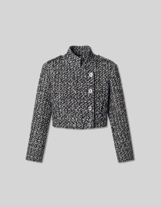 VESTE EN TWEED COURTE