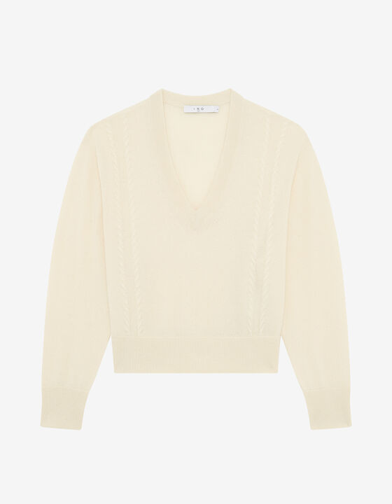 PULL EN CACHEMIRE COL V