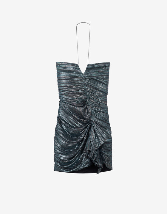 FRILLY BUSTIER DRESS