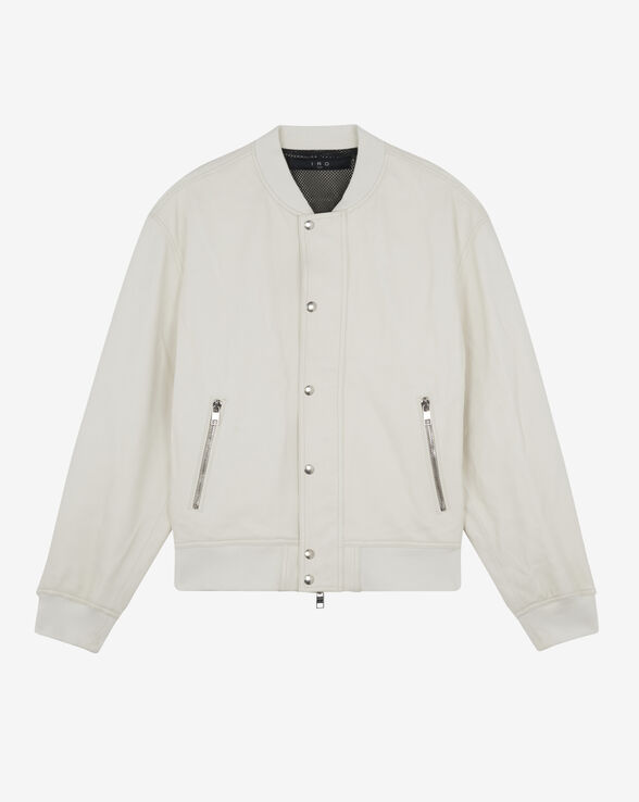 OBRA LEATHER BOMBER JACKET