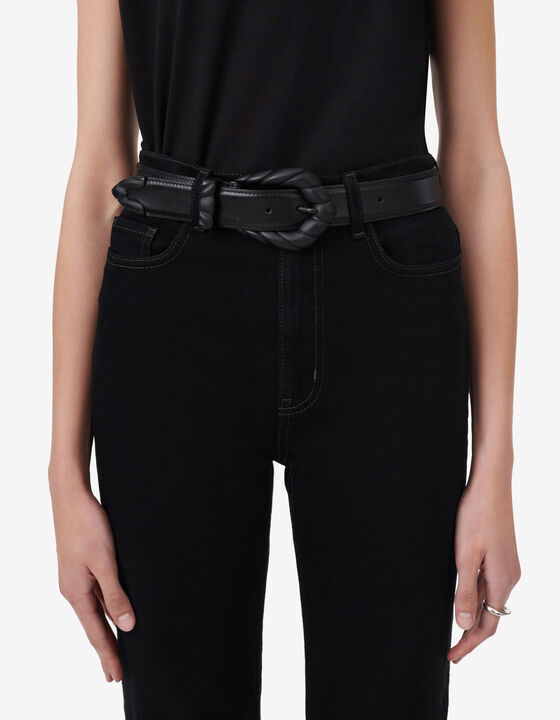 EMBELLA BABY PATENT LEATHER BELT