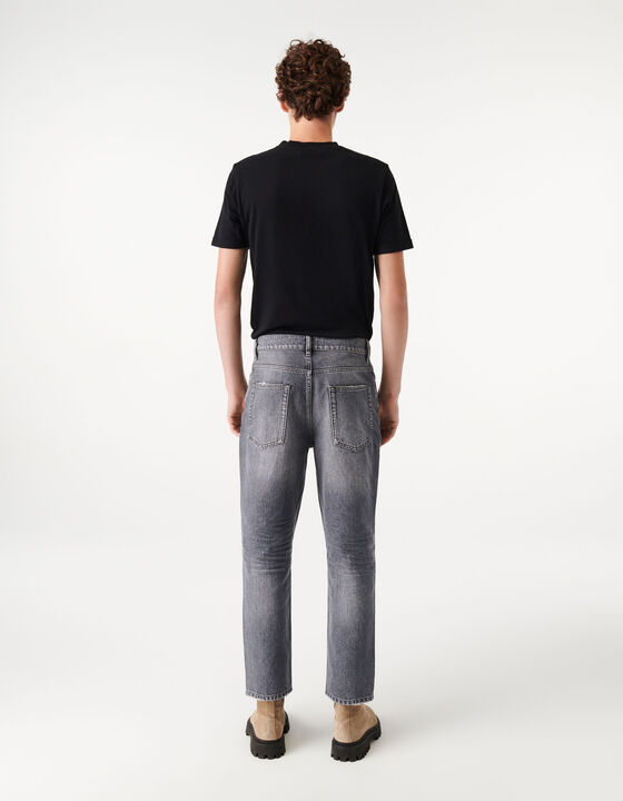 ANKLE-LENGTH STRAIGHT JEANS