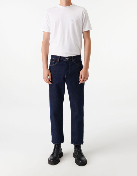 ANKLE-LENGTH STRAIGHT JEANS
