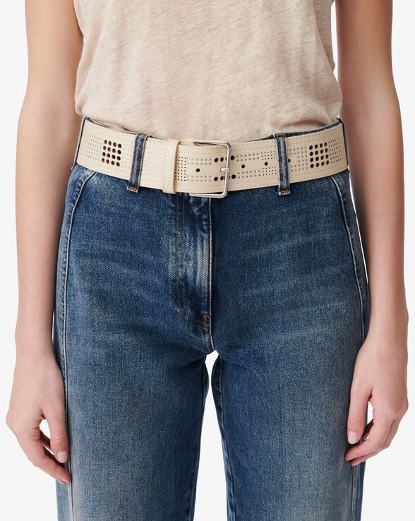 COSTA PERFORATED LEATHER BELT