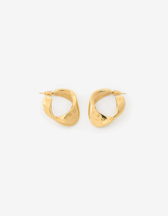 VOLUTE LOOP EARRINGS