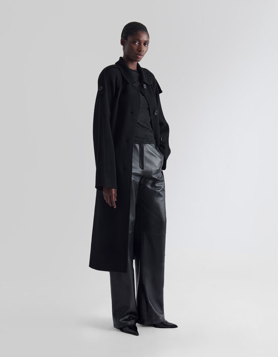 BELTED REVERSIBLE COAT