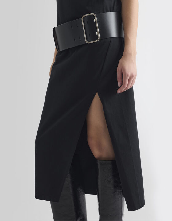 SLIT T-SHIRT DRESS