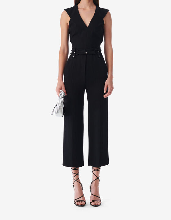 HIGH-WAISTED STRAIGHT-LEG PANTS