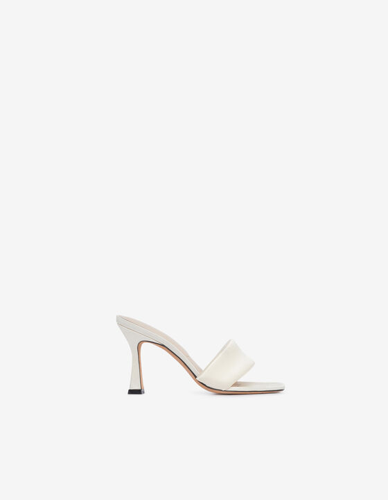 SATIN MULES SANDALS